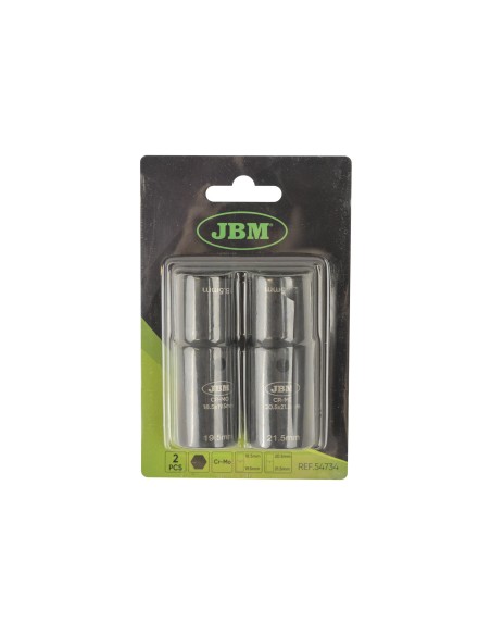 SET DE 2 VASOS DE IMPACTO 1/2" PARA LLANTAS DE ALUMINIO DE FORD