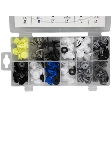 ESTUCHE DE CLIPS BMW/MINI PARA PANEL DE PUERTA/MOLDURA 92PCS