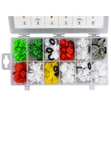 ESTUCHE DE CLIPS MERCEDES-BENZ PARA PANEL DE PUERTA/MOLDURA 96PCS