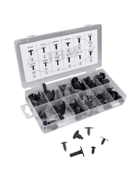 ESTUCHE DE CLIPS PEUGEOT/CITROËN PARA TAPICERÍA 110PCS