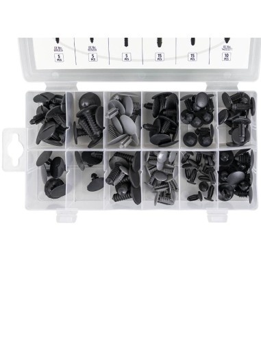 ESTUCHE DE CLIPS PEUGEOT/CITROËN PARA TAPICERÍA 110PCS