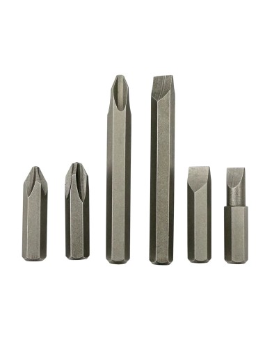 ESTUCHE METÁLICO CON DESTORNILLADOR DE IMPACTO DE 1/2" Y JUEGO DE 6 PUNTAS
