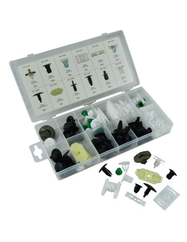 ESTUCHE DE CLIPS PLÁSTICOS VOLKSWAGEN 85PCS
