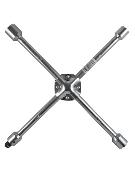 LLAVE EN CRUZ DE UNIÓN SOLDADA CON ADAPTADOR EXTRAÍBLE DE 1/2"