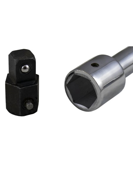 LLAVE EN CRUZ DE UNIÓN SOLDADA CON ADAPTADOR EXTRAÍBLE DE 1/2"