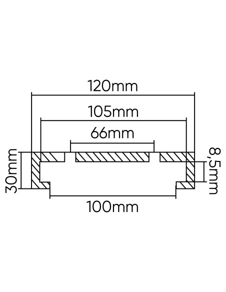 TACO DE GOMA PARA ELEVADOR TWIN BUSCH 120MM