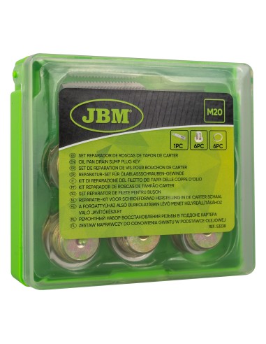 SET REPARADOR DE ROSCAS DE TAPÓN DE CÁRTER (M-20)