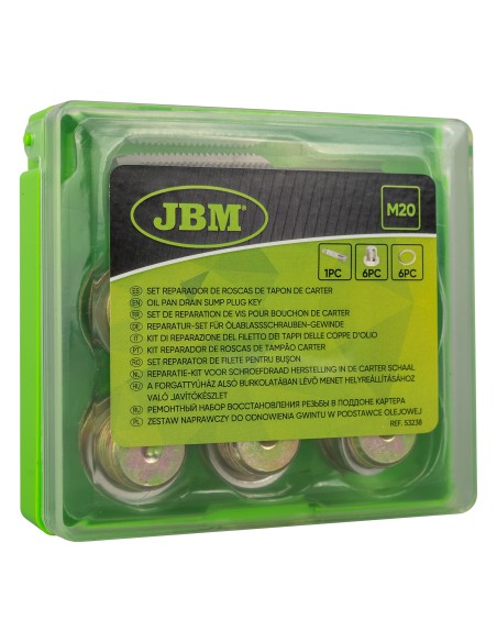 SET REPARADOR DE ROSCAS DE TAPÓN DE CÁRTER (M-20)