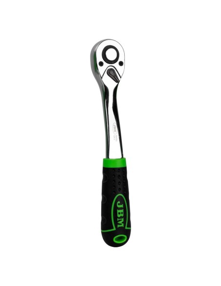 CARRACA DE 1/2" CON CABEZAL DE 72 DIENTES 255MM CROMADA