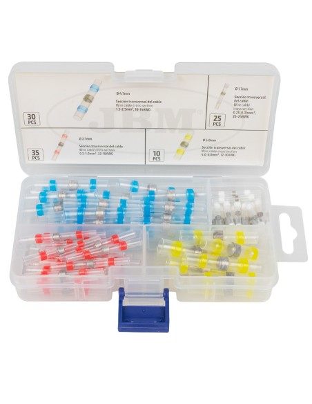 SET DE MANGUITOS DE SOLDADURA TERMORETRÁCTILES 100PCS