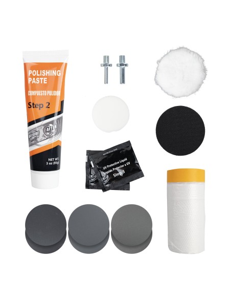KIT DE PULIDO DE FAROS