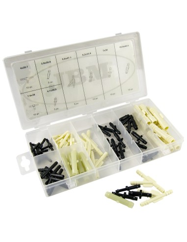 ESTUCHE DE CONECTORES DE MANGUERA 65PCS