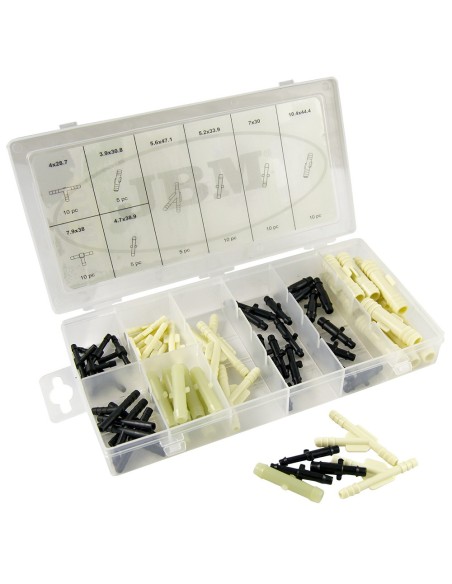 ESTUCHE DE CONECTORES DE MANGUERA 65PCS