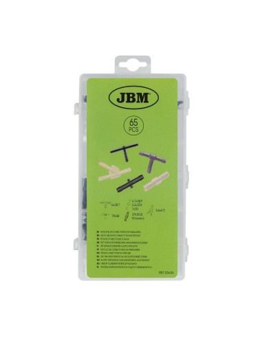 ESTUCHE DE CONECTORES DE MANGUERA 65PCS