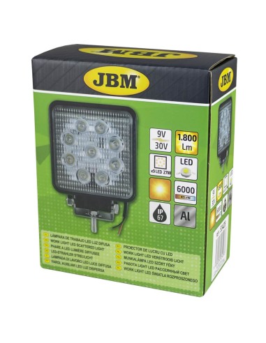 FARO LED DE 1800LM - CUADRADO