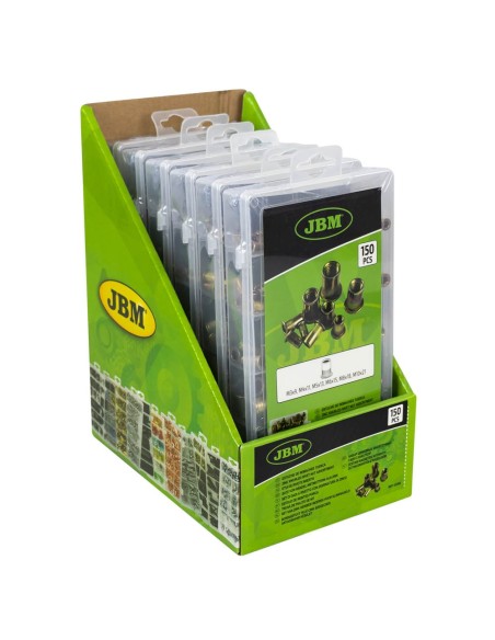 ESTUCHE DE REMACHES TUERCA 150PCS