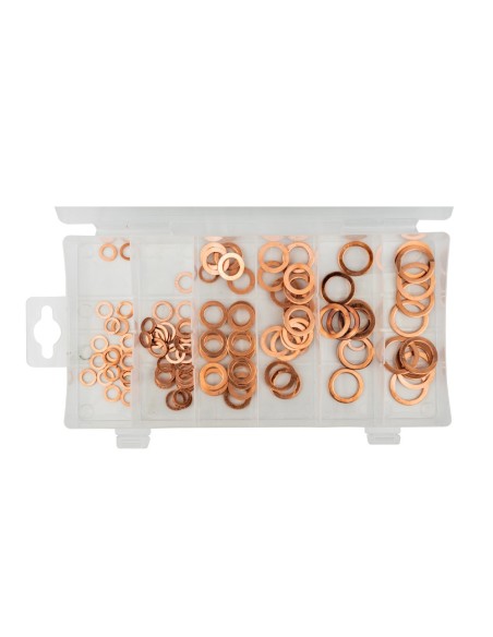 ESTUCHE DE ARANDELAS DE COBRE 110PCS