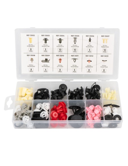 ESTUCHE DE CLIPS PLÁSTICOS TOYOTA/LEXUS 89PCS