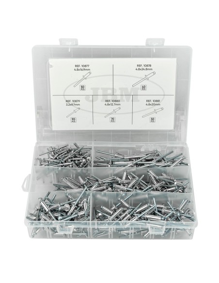 ESTUCHE DE REMACHES 300PCS