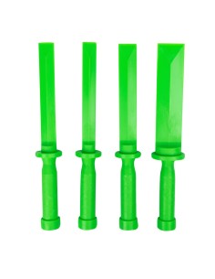 SET DE 4 PALANCAS DE NYLON TIPO CUCHILLA