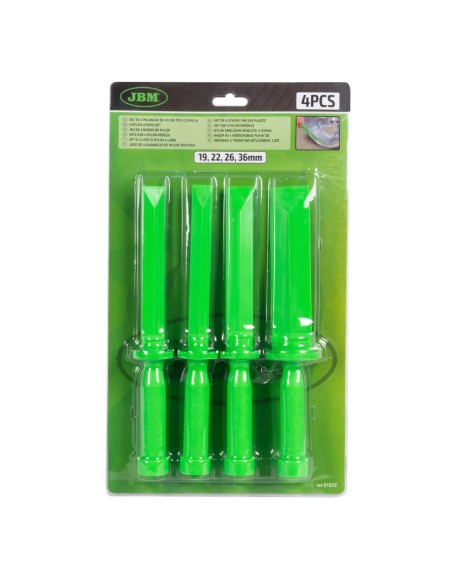 SET DE 4 PALANCAS DE NYLON TIPO CUCHILLA