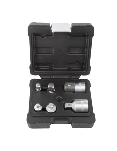 SET DE 6 ADAPTADORES DE 1/4", 3/8", 1/2" Y 3/4"