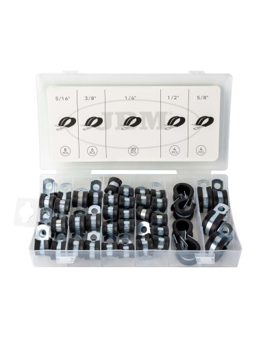 ESTUCHE DE ABRAZADERAS DE PLÁSTICO PARA TUBOS 42PCS