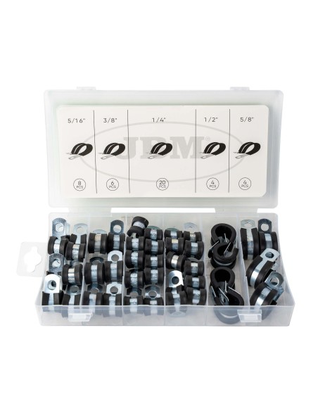 ESTUCHE DE ABRAZADERAS DE PLÁSTICO PARA TUBOS 42PCS