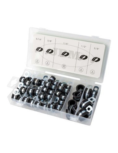 ESTUCHE DE ABRAZADERAS DE PLÁSTICO PARA TUBOS 42PCS