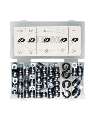 ESTUCHE DE ABRAZADERAS DE PLÁSTICO PARA TUBOS 42PCS