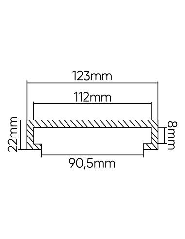 TACO DE GOMA PARA ELEVADOR ROTARY 123MM