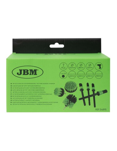 SET DE LAVADO DE COCHE PROFESIONAL 7 EN 1 PARA INTERIOR Y EXTERIOR