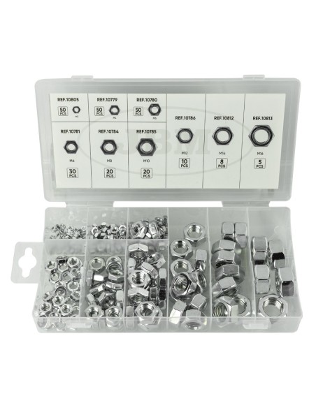 ESTUCHE DE TUERCAS 243PCS
