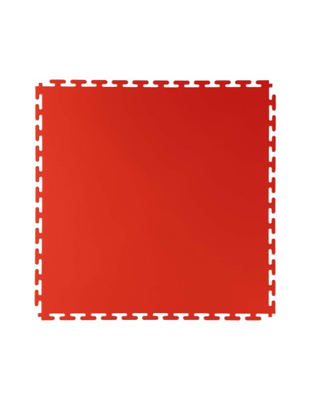 BALDOSA ROJA DE PVC PARA SUELO