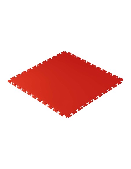 BALDOSA ROJA DE PVC PARA SUELO