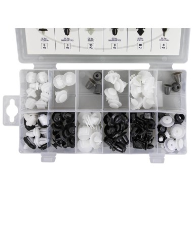 ESTUCHE DE CLIPS PEUGEOT/CITROËN PARA MOLDURA 80PCS
