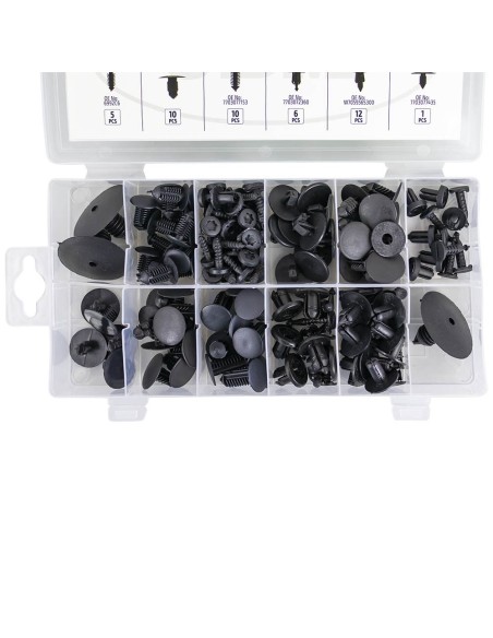 ESTUCHE DE CLIPS RENAULT/DACIA PARA TAPICERÍA 109PCS