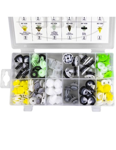 ESTUCHE DE CLIPS RENAULT/DACIA PARA PANEL DE PUERTA 85PCS