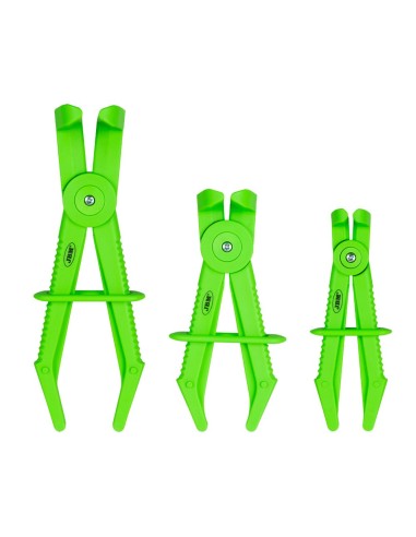 JUEGO DE TRES PINZAS PARA MANGUERAS FLEXIBLES