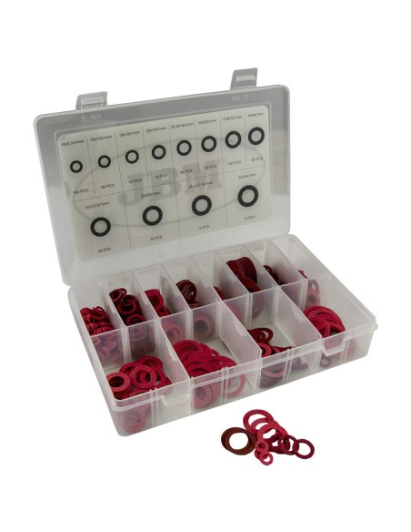 SURTIDO DE ARANDELAS DE FIBRA 600PCS