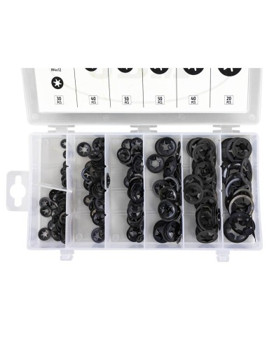 ESTUCHE DE ARANDELAS DENTADAS INTERIOR 260PCS