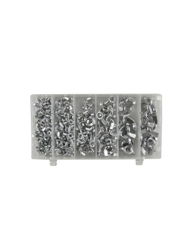 ESTUCHE DE TUERCAS MARIPOSA 150PCS