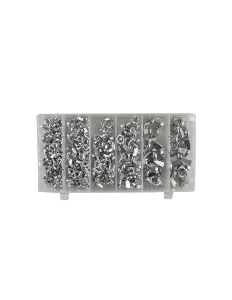 ESTUCHE DE TUERCAS MARIPOSA 150PCS