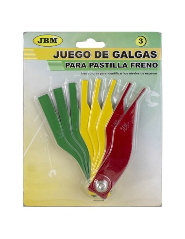 JUEGO DE GALGAS PARA PASTILLA DE FRENO