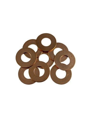 BOLSA DE 50 ARANDELAS DE COBRE PARA INYECTORES (20,0 X 9,4 X 0,9MM)