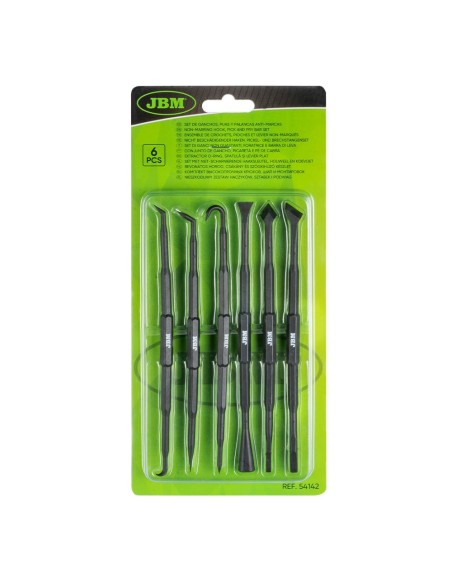 SET DE GANCHOS, PUAS Y PALANCAS ANTIMARCAS (6 PCS)
