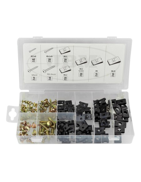 ESTUCHE DE TORNILLOS Y TUERCAS TIPO U 170PCS