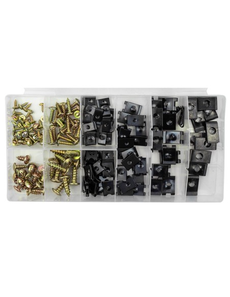ESTUCHE DE TORNILLOS Y TUERCAS TIPO U 170PCS