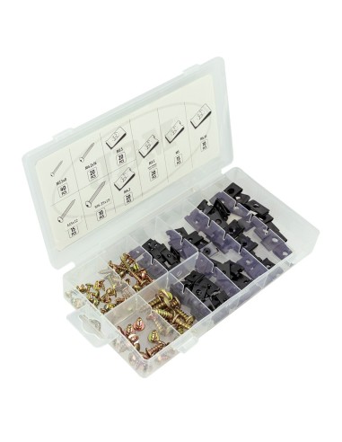 ESTUCHE DE TORNILLOS Y TUERCAS TIPO U 170PCS