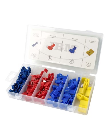 ESTUCHE DE CONECTORES RÁPIDOS DE CABLE 65PCS